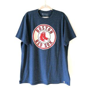 47 Forward Mens Boston Red Sox Blue Short Sleeve Crew Neck T-Shirt Size XL